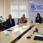 Une convention de partenariat a été signée, lors d’un échange à distance, par Guillaume Hugnin, chairman de la MCCI Business School (MCCIBS) et Chamsouddine AHMED, président de l’Union des Chambres de Commerce, d'Industrie et d'Agriculture des Comores (UCCIA). - Facebook MCCI BS