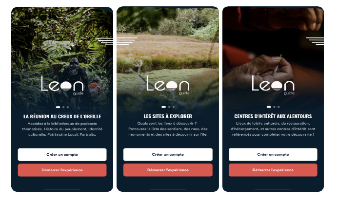 Les informations sur l’application mobile « Leon guide » sont disponibles sur le site www.leon-guide.app.